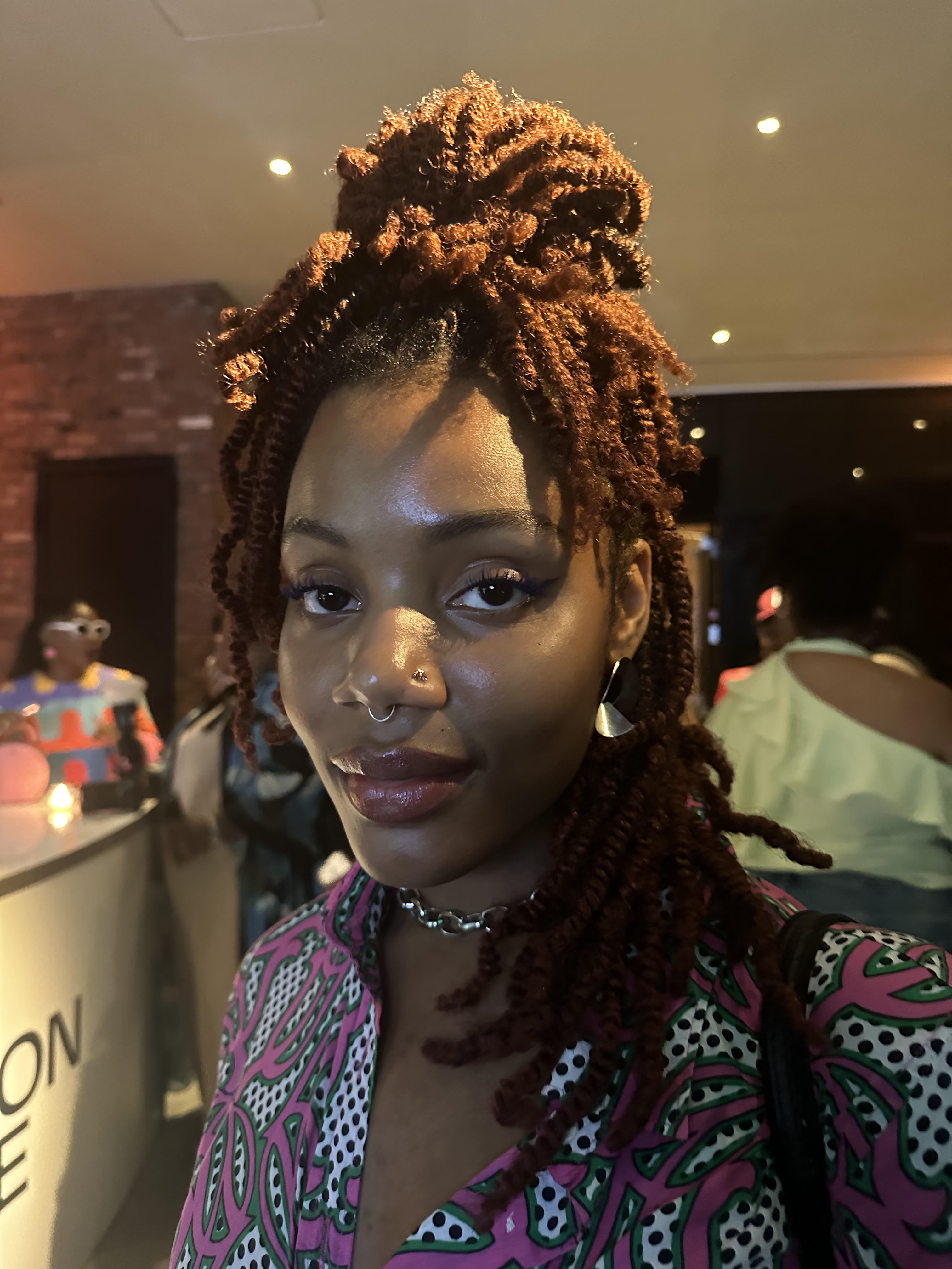 Attendee at ESSENCE Fashion House 2023