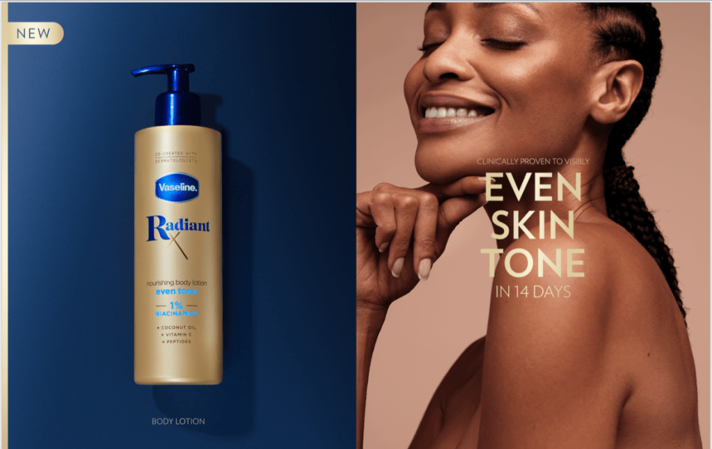 Vaseline Radiant X