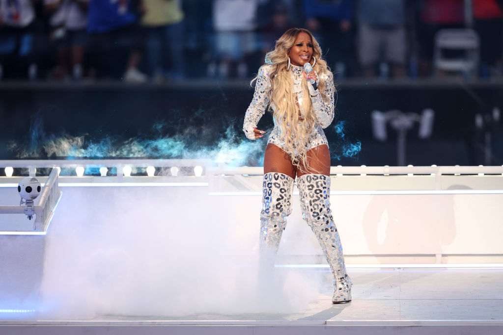 Mary J Blige Super Bowl LVI - Los Angeles Rams v Cincinnati Bengals