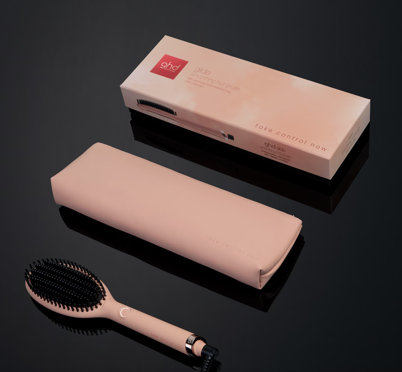 GHD Glide Hot Brush in Hot Pink