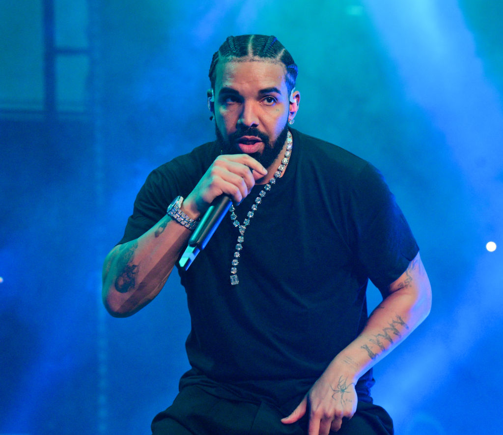 drake natural hair in straight back corn row braids