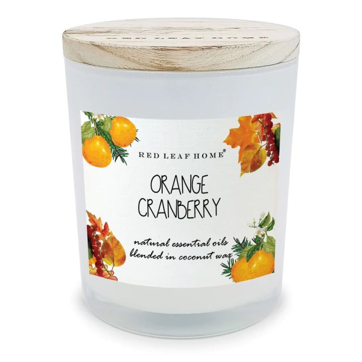 Orange Cranberry Red Leaf Home