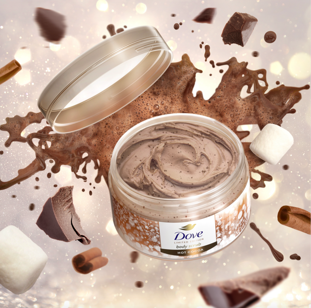 Dove Limited Edition Mini Scrub in Hot Cocoa