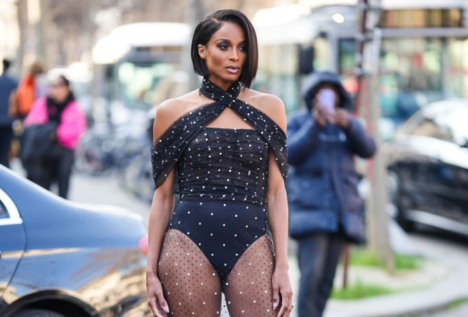 Ciara Street Style - Paris Fashion Week - Womenswear Fall Winter 2023 2024 : Day Five