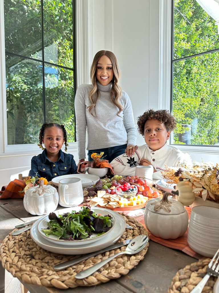 Tia Mowry Dishes On Affordable Holiday Hosting Ideas, Holiday Favs, And More