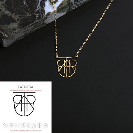Hot Girl Golden Necklace