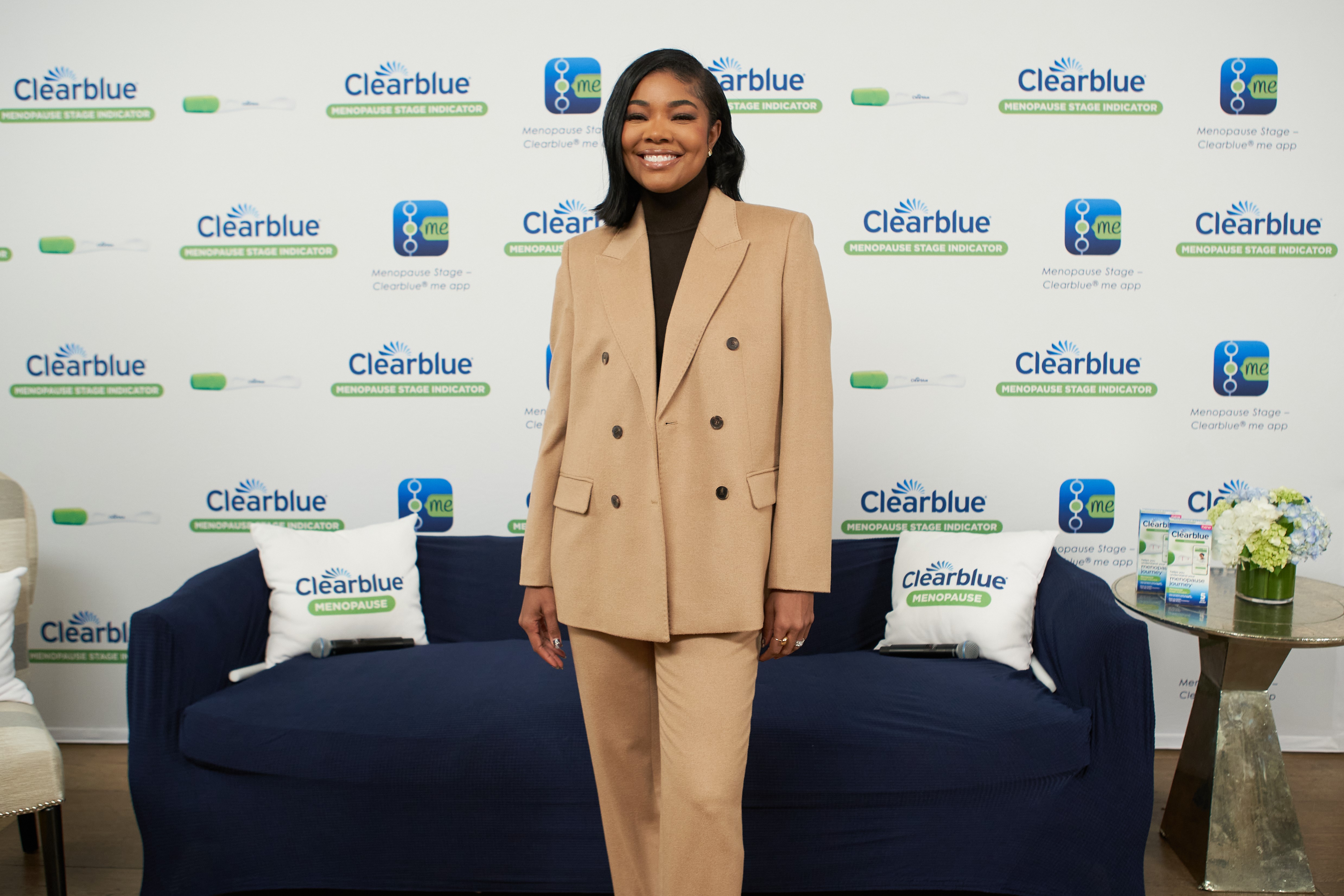 Gabrielle Union Clear Blue