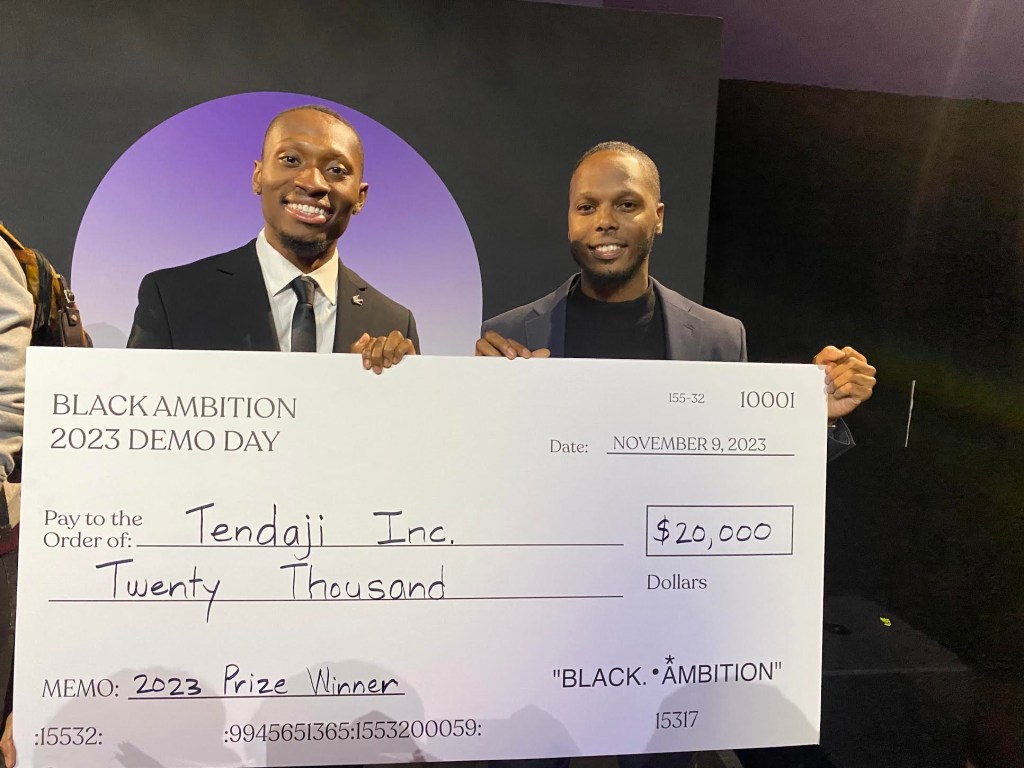 Tendaji Inc. awarded at Black Ambition's 3rd Annual Demo Day