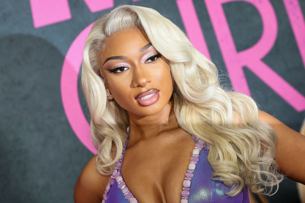Megan Thee Stallion at the "Mean Girls" New York Premiere press tour
