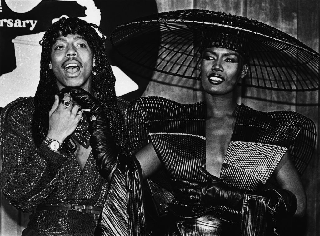 Rick James and Grace Jones Attend Grammy Awards