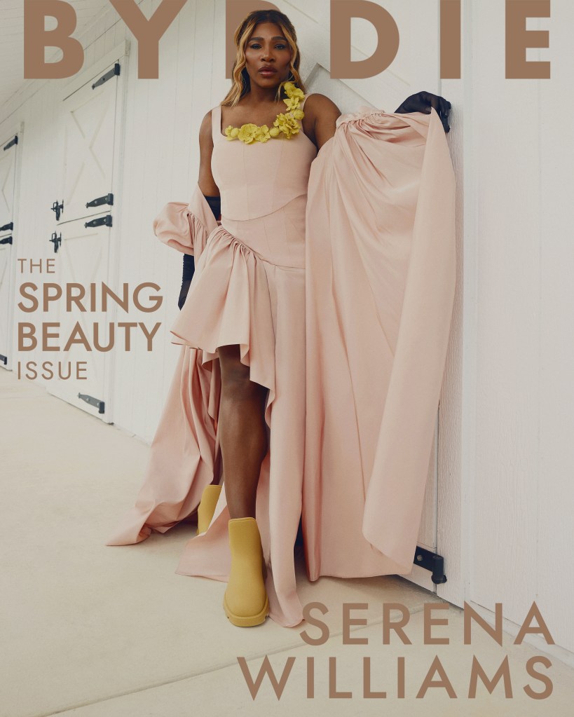Serena Williams Debuts Her New Beauty Brand, Discusses Motherhood And More In 'Byrdie'