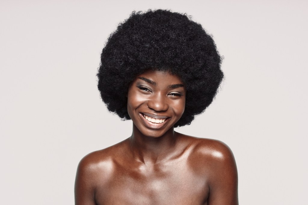 Smiling Black woman