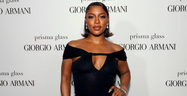 victoria monet Armani Beauty Celebrates the Launch Of Prisma Glass Lip Gloss