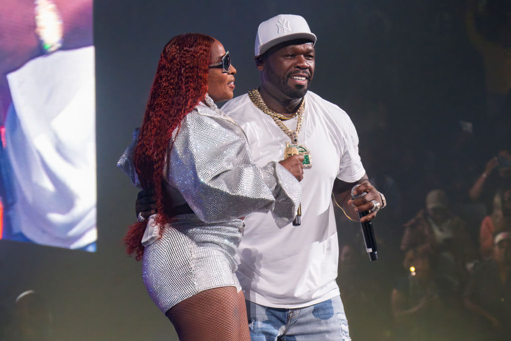 mary j blige strength of a woman concert 50 cent