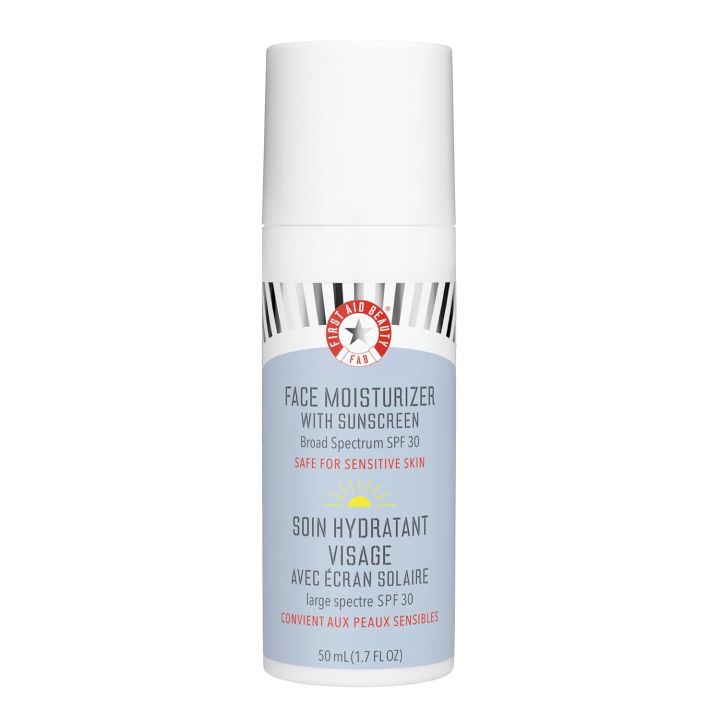 First Aid Beauty Ultra Repair Face Moisturizer with Sunscreen, SPF 30