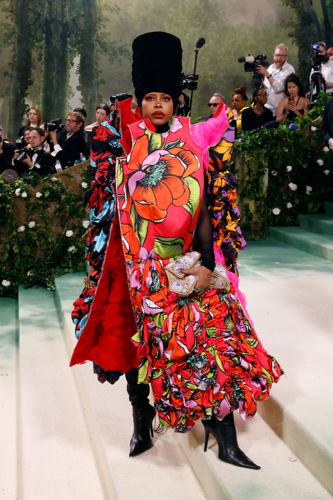 Erykah Badu At The 2024 Met Gala Celebrating "Sleeping Beauties: Reawakening Fashion"