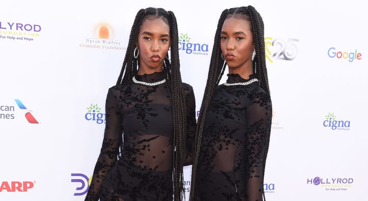 Jessie and D’Lila Combs Rule The Runway In Purple Hollyrod 2023 Designcare Gala - Arrivals