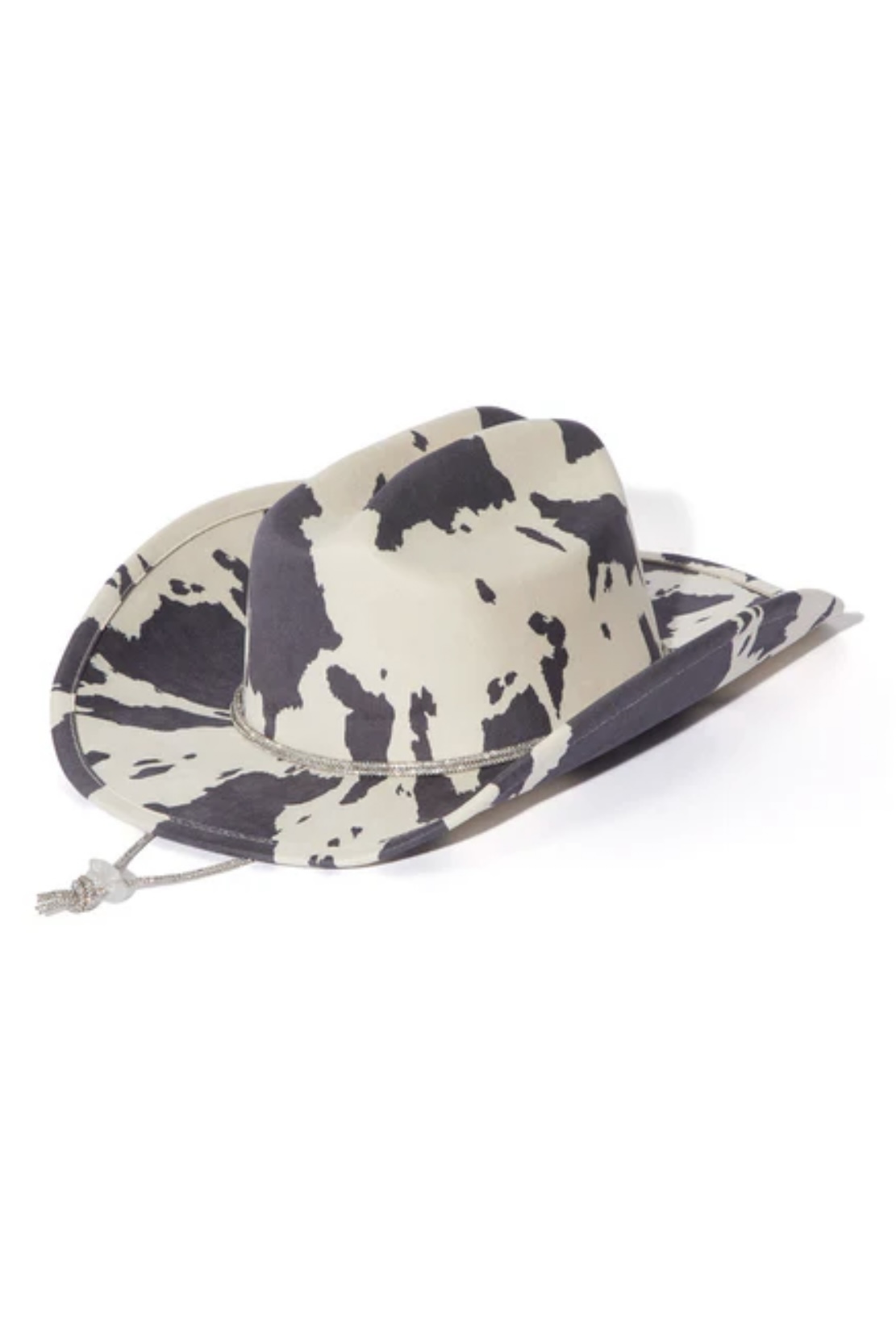 Cowhide Print Cowboy Hat