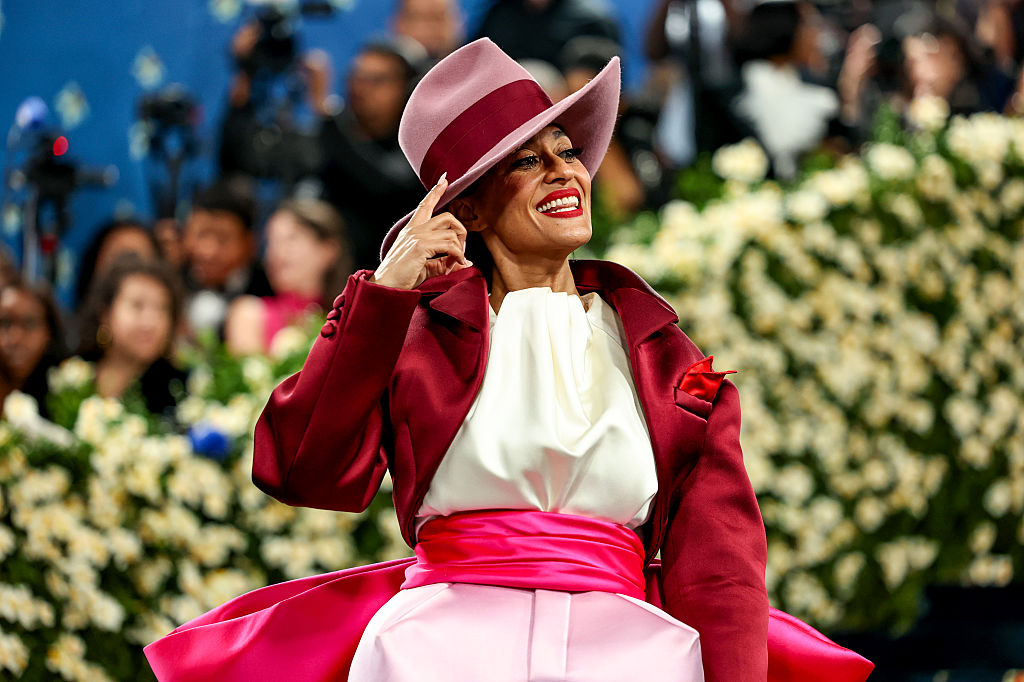 tracee ellis ross traveling show article  -- The 2025 Met Gala Celebrating "Superfine: Tailoring Black Style" - Arrivals
