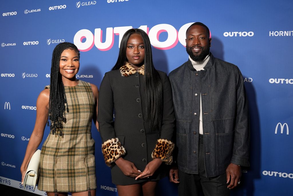 Out100 Event 2024, Zaya Wade, Dwyane Wade, Gabrielle Union