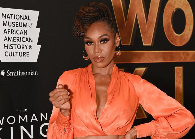 monique samuels RHOP star "The Woman King" Washington DC Screening