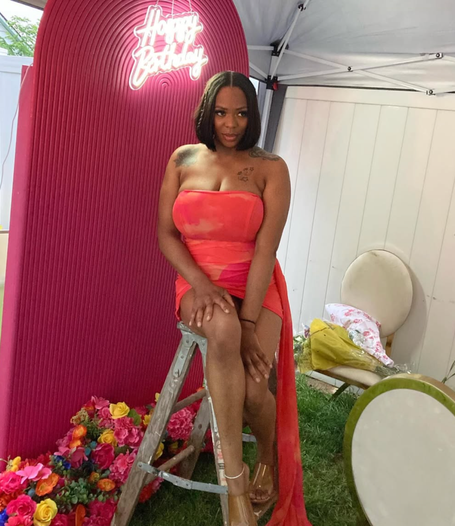 Shamika Sanders Fashion Nova Birthday Dress