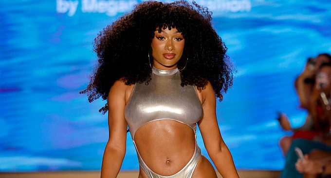 Hot Girl Summer by Megan Thee Stallion at Paraiso Miami Swim Week - Runway