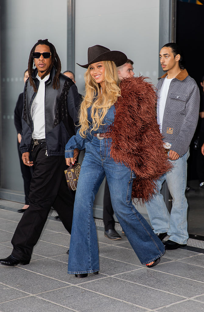beyonce jay z Celebrity Sightings - Paris Fashion Week - Menswear Spring/Summer 2026 - Day One