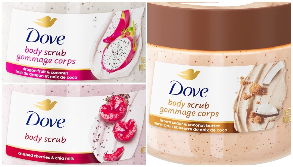 dove body scrub