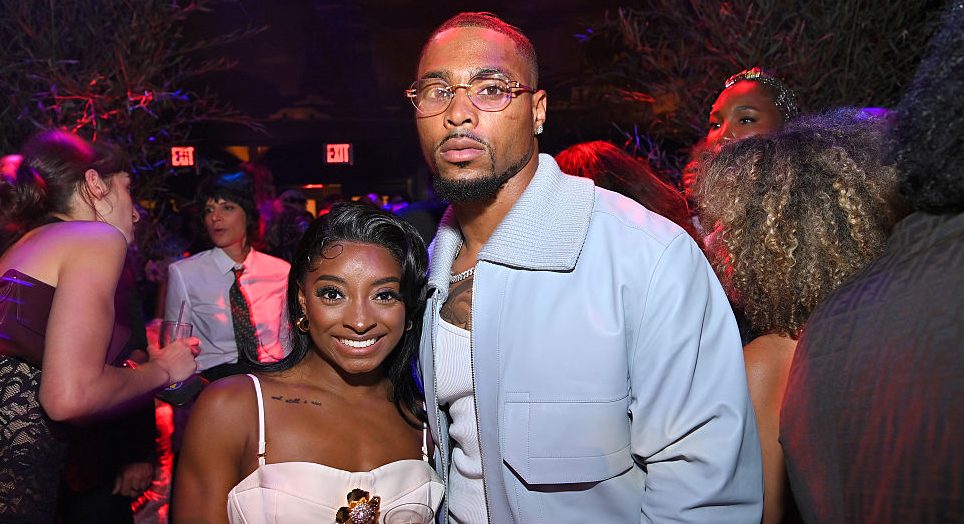 simone biles jonathan owens Raising Cane's After Met Gala Lounge Serving Late-Night Chicken Fingers At Casa Cipriani In New York