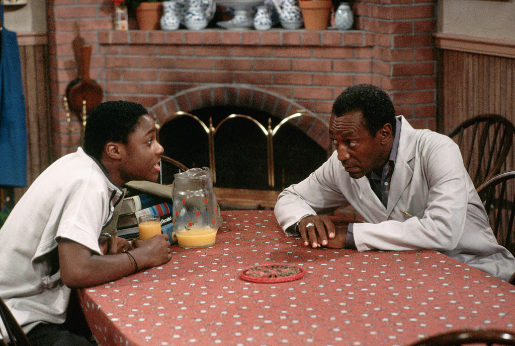 On the Set of the "Cosby Show"