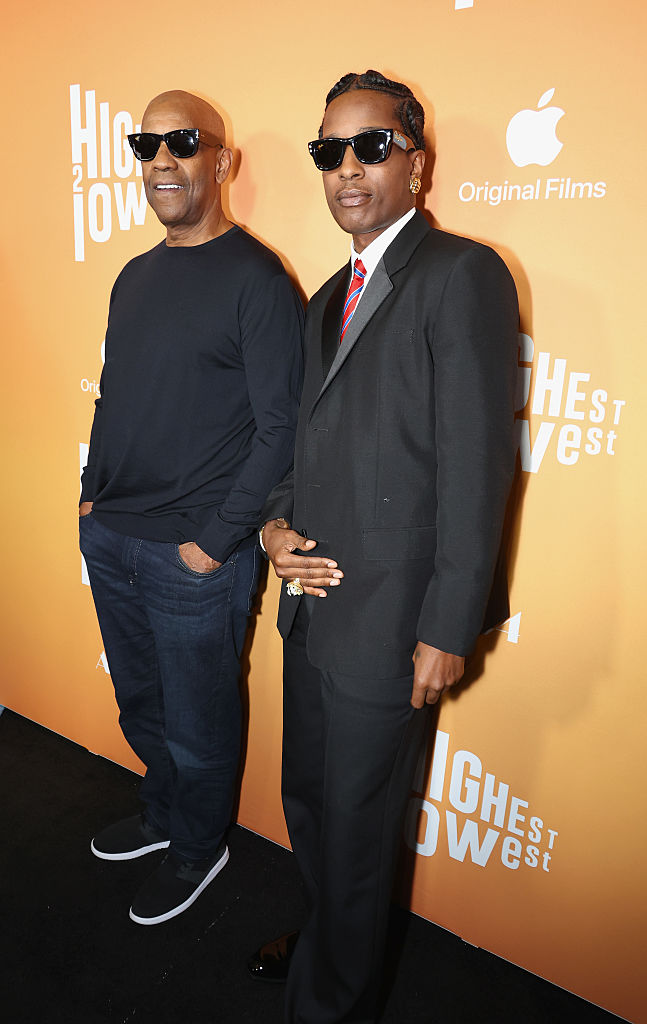 Denzel Washington and A$AP Rocky