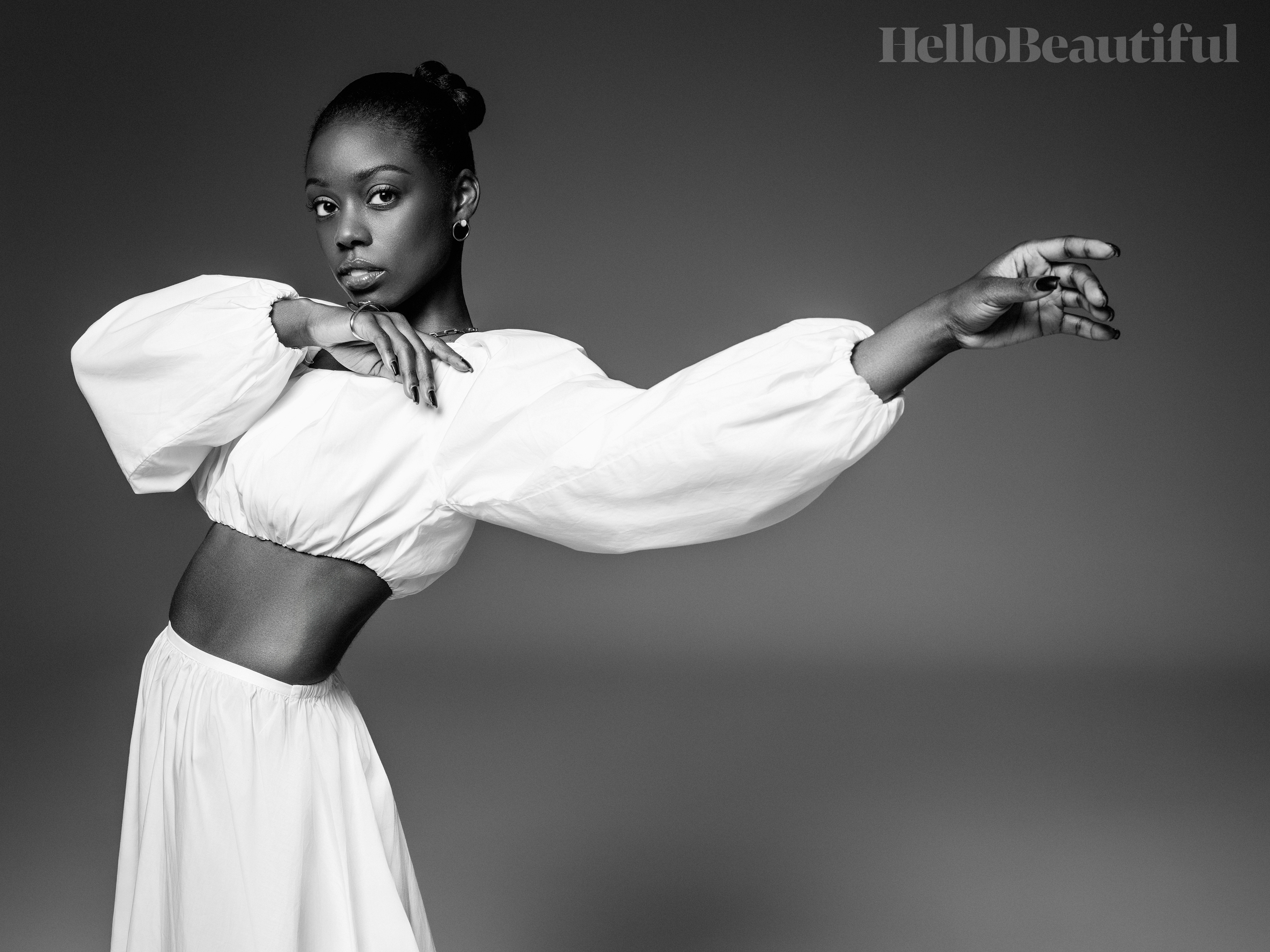 Birgundi Baker Black In White Portrait Series