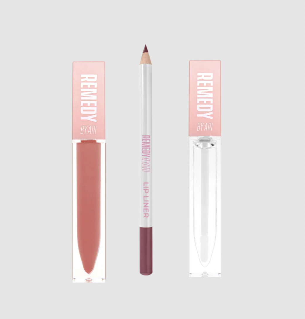 Remedy By Ari's Mauve Fall Lip Combo